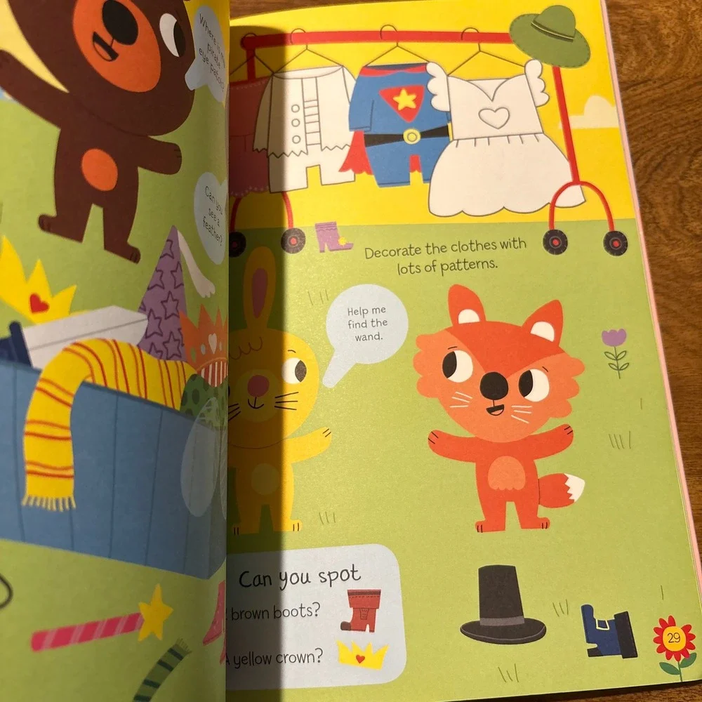 Make and Do Super Cute Activity Book Marion Billet Stickers Puzzles *Used
